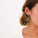 boucles d'oreilles poussoir grand modèle top lapis lazuli "Ariane" - Franck Herval