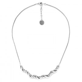 semi rigid necklace (silver) "Shibari" - Ori Tao