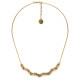 semi rigid necklace (golden) "Shibari" - Ori Tao