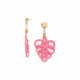 pink earrings "Bohol" - Nature Bijoux