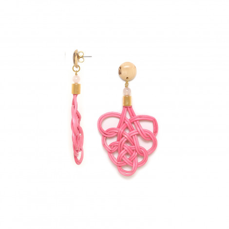 pink earrings "Bohol"