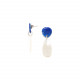 lapiz lazuli & white MOP earrings "Drops" - Nature Bijoux