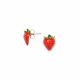 SWEET strawberry stud earring "Les inseparables" - Franck Herval