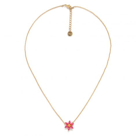 BLOOMY collier pendentif fleur clématite "Les adorables"