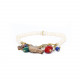 half stretch bracelet with dangles "Intuition" - Nature Bijoux