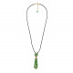 long necklace green pendant "Palazzo" - Nature Bijoux