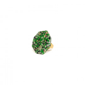 green adjustable ring "Palazzo" - Nature Bijoux
