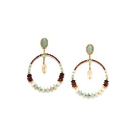 gypsy post earrings "Okinawa" - Nature Bijoux