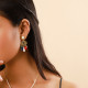 multidangles post earrings "Intuition" - Nature Bijoux