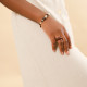 stretch bracelet graduated bead "Okinawa" - Nature Bijoux