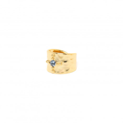 crytallized ring( Blue) "Allegra"