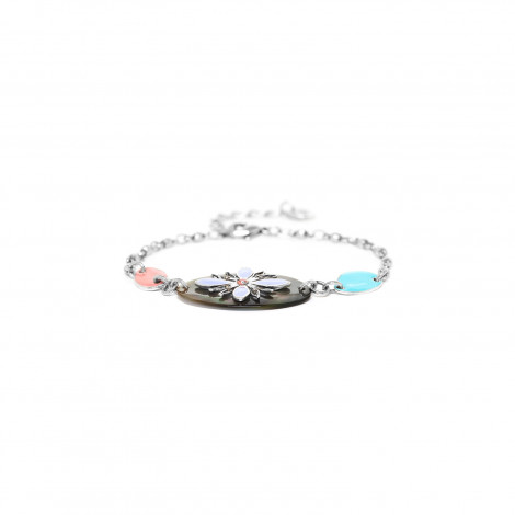 oval blacklip bracelet "Dita"