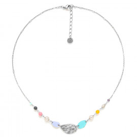 3 organic elements necklace "Dita" - Franck Herval