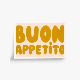Postcard A5 Buon Appetito - 