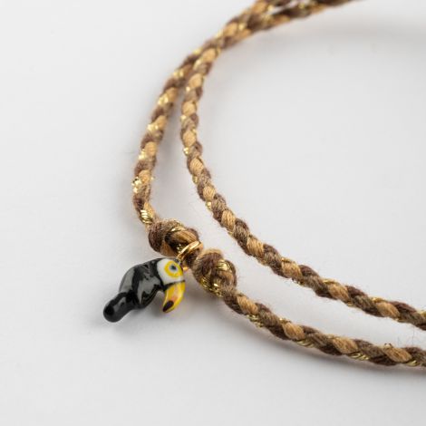 Toucan multicolor charm's - Bracelet