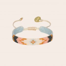 Bracelet PEEKY orange, bleu et rose XS - Mishky