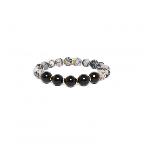 bracelet extensible perles rondes "Berlin"
