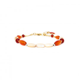 bracelet ajustable monté sur chaine "Caramel" - Nature Bijoux