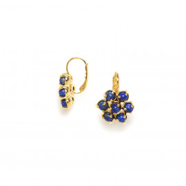 boucles d'oreilles dormeuses lapiz lazuli "Opera" - Nature Bijoux