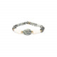 twisted bead stretch bracelet "Ozaretta" - Nature Bijoux