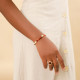 bracelet extensible multiperles "Caramel" - Nature Bijoux