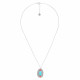 oval pendant necklace "Wina" - Franck Herval
