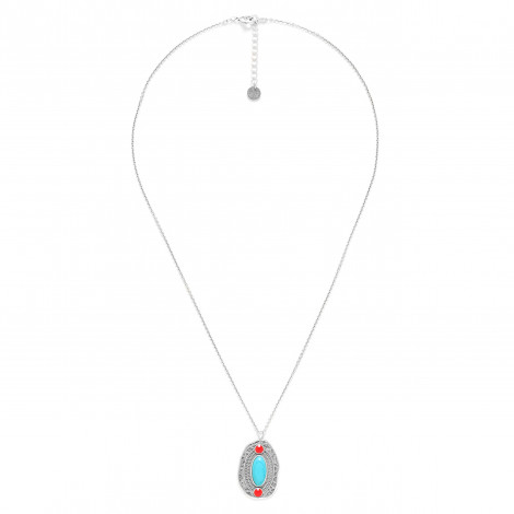 oval pendant necklace "Wina"