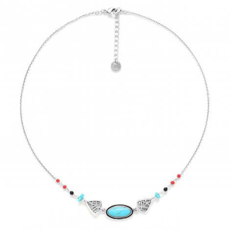 3 metal elements necklace "Wina"