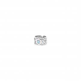 ribbon ring with crystal "Wina" - Franck Herval
