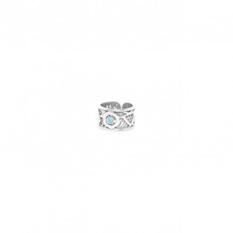 ribbon ring with crystal "Wina"