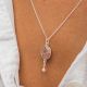 LOUISE quartz fraise necklace - L'atelier des Dames