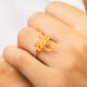 SUZY small ribbon ring(orange) - Olivolga Bijoux