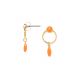 BERRY mini post earrings(orange) - Olivolga Bijoux