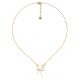SUZY small ribbon necklace(ecru) - Olivolga Bijoux