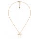 SUZY big ribbon necklace(ecru) - Olivolga Bijoux