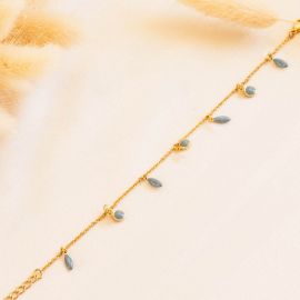 BERRY multi-dangle bracelet(blue) - Olivolga Bijoux