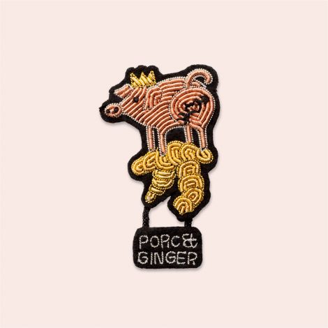 Broche- Porc et Ginger
