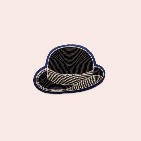 Brooch- Large bowler hat