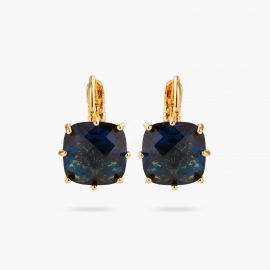 Sleeper earrings La Diamantine bleu océan - Les Néréides