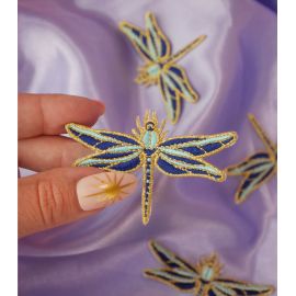 dragonfly -iron-on patch - Malicieuse