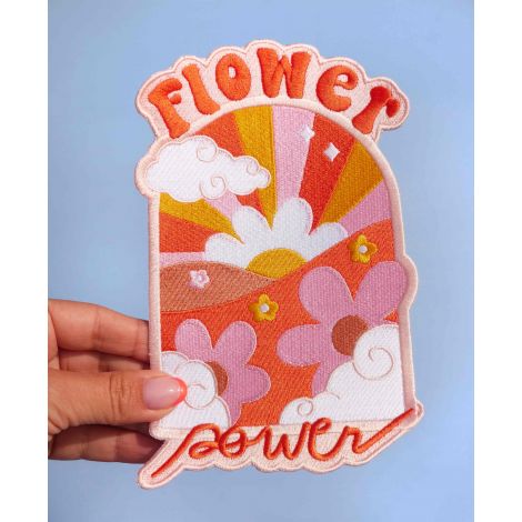 Patch thermocollant Flower Power XL