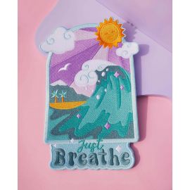 Just Breathe - iron-on patch - Malicieuse