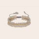 BOLEROS silver and gold beaded bracelet - Mishky