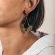 Boucles d'oreilles dorées Bindi - Amélie Blaise