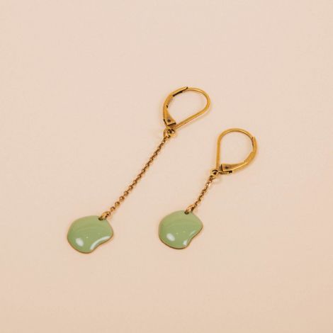 Celadon earrings
