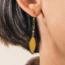 Moutarde MASQUES earrings - Amélie Blaise