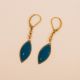 Prussian blue MASQUES earrings - Amélie Blaise