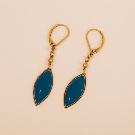 Prussian blue MASQUES earrings