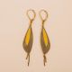 PETALES small moutarde earrings - Amélie Blaise