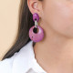 lilac post earrings "Kaffe" - Nature Bijoux